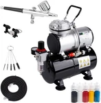 Timbertech Airbrush Kit With Compressor AS-186K Gun, Hose,.... Fixed Price $151.70.