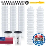 Disposable Paint Cups OUNCE(165ML), Mini Mixing With Lid And 50 Pac. Fixed Price $47.98.
