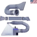 Flexible Exhaust Extension Hose Kit For Airbrush Spray Booths - 5.6 Foot. Fixed Price $55.50.