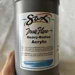 Sax True Flow Heavy- Bodied Acrylic Paint Burnt Umber 1 Pint ( 946 Ml).. Fixed Price $10.00.