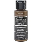 6 Pack Decoart Americana Multi-surface Metallic Acrylic Paint 2OZ-CHOCOLATE. Fixed Price $27.49.