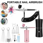 Rechargeable Cordless Airbrush-kit Compressor With Hose For Painting Nail Art. Fixed Price $28.99.