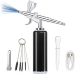 Beautee High Flow Airbrush Kit Portable Compressor Rechargeable. Fixed Price $124.03.