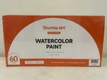 Shuttle Art School & Office Watercolor Paint Set Huge 60 Pack 12 Colors New. Fixed Price $29.72.