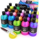 Artme Iridescent Acrylic Paint Fl (pack Of 20), 8.45OZ X Colors. Fixed Price $67.07.