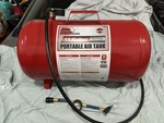 Big Red Torin Portable Horizontal Air Tank With 11 Gallon Capacity, Version. Fixed Price $99.99.