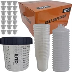 Disposable Paint Cup System Kit Combo, 25 Lids + Liners Hard 10 .... Fixed Price $32.42.