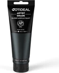 Metallic Acrylic Paint Pearl Black 4.1OZ Tube Non Toxic Heavy Body For Canvas. Fixed Price $15.94.