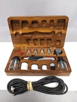 Testors Aztek Airbrush Set A470 Original Walnut Box C-10. Fixed Price $124.99.