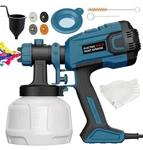 Paint Sprayer 700W Hvlp, Pistola El Ctrica Con Boquillas, 3 Patrones 40OZ. Fixed Price $32.91.