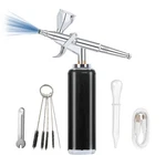 High Flow Airbrush Kit,portable Compressor, Rechargeable Cordles.... Fixed Price $88.71.