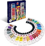 Tbc Premium Acrylic Paint Set Non Toxic 24 Colors 12ML Bonus 3 Brushes. Fixed Price $11.69.