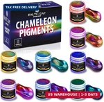 Baltic Day - Chameleon Mica Powder, 8 Jars Of Color Shift Set Epoxy Resin. Fixed Price $24.98.