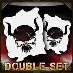 Skull 8B Airbrush Stencil Template Airsick. Fixed Price $14.99.