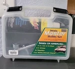 New Iwata Master Hobby Set Airbrush R4500 Cr + Upgraded 10' Braided Hose Bundle. Fixed Price $149.95.