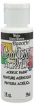 Decoart DCA01-3 Crafter's Acrylic Paint, 2-OUNCE, Fl Oz (pack Of 1), White. Fixed Price $16.99.