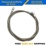 Steel Braided Turbo Oil Feed Line 60" Length Hose -4AN Ptfe 90 Degree Straight. Fixed Price $19.12.