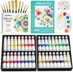 Nicpro Watercolor Paint Set For Adults, 36 Colors Tube (12ML,0.4O. Fixed Price $34.16.