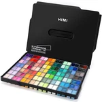 Himi Gouache Paint Set, 112 Colors X 12G Twin Jelly Cup Design Carrying .... Fixed Price $77.39.
