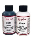 Angelus Brand Acrylic Leather Paint Waterproof 4OZ Fl (pack 2), White. Fixed Price $33.95.