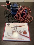 Paasche VL-3MH (formerly VL-202S) Airbrush Kit W/ D500SR 1/5 Hp Compressor. Fixed Price $175.00.