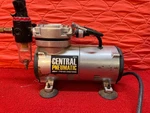 Used Central Pneumatic Oilless Airbrush Compressor 120VAC 60 Hz 58 Psi #69433. Fixed Price $69.99.