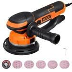 Skyshalo In. Corded Dual Action Orbital Sander W/ 6-VARIABLE Speed 7400 Rpm. Fixed Price $114.95.