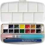Kuretake Fiss Transparent Watercolor Set With Palette And Brush 14. Fixed Price $39.44.