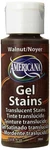 Decoart Americana Gel Stains Paint, 2-OUNCE, Walnut. Fixed Price $7.45.