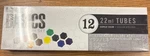 Liquitex Basics Acrylic Paint Set 12 22ML Tubes Assorted Colors 8.88 Oz. Fixed Price $29.95.