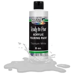 Pouring Masters Titanium White 8-OUNCE Bottle Water-based Acrylic Paint. Fixed Price $9.99.