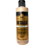 Big 8OZ Pure Gold Metallic Acrylic Paint Shiny 871. Fixed Price $15.95.
