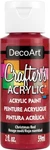 Decoart Crafter's Acrylic All-purpose Paint 2OZ-CHRISTMAS Red. Fixed Price $7.69.