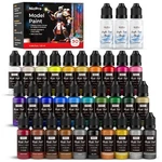 Nicpro 30 Colors Set, 20ML Ready To Use Modeling Acrylic Paints, .... Fixed Price $62.84.