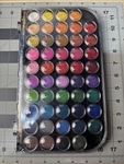 Masllutn 48-COLOR Watercolor Paint Set With 3 Brushes Washable & Non-toxic. Fixed Price $13.99.