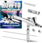 Pointzero Dual-action 2CC Gravity-feed Airbrush Tip Set (.2MM .3MM .5MM). Fixed Price $34.52.