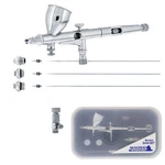 3 Tip Master G444 Dual-action Gravity Airbrush Pro Set Kit Hobby Auto Paint Cake. Fixed Price $49.99.
