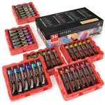 Arteza Metallic Gouache Paint 12ML Tubes - Set Of 36. Fixed Price $34.99.