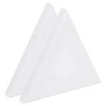 Patikil Canvases For Painting, 2 Pack 6X5 Inch Triangle Wood Frame Stre.... Fixed Price $17.86.