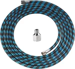 Airbrush Hose 10 Foot Nylon Braided With 1/8 Size Both End And Adap. Fixed Price $15.40.