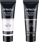 Professional Acrylic Paint, White And Black (120ML / 4.05OZ) Tubes, Art Craft. Fixed Price $20.99.