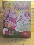 Crayola Airbrush - With 12 Markers 4 Stencils. Brand New. Fixed Price $24.99.