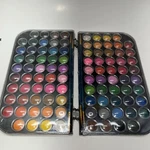 Masllutn 48-COLOR Watercolor Paint Set With 3 Brushes Washable Non-toxic Two Lot. Fixed Price $26.99.