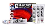Golden Heavy Body Acrylic Paint Set 0.69 Fl Oz Pack Of 13 Multicolor Art Supp.... Fixed Price $59.59.