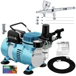 Master Airbrush Compressor Kit, G444 Fine Detail Gravity Feed 3 Tip Pro Set. Fixed Price $119.99.