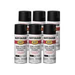 Rust-oleum 7798830 Stops Spray Paint Semi-gloss Black 12OZ 6PACK Protective. Fixed Price $38.99.