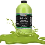 Pouring Masters Lemon Lime 32OZ (quart) Bottle Water-based Acrylic Paint. Fixed Price $22.99.