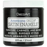 Decoart Americana Decor Satin Enamels 8OZ-CLASSIC Black. Fixed Price $15.24.