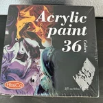 Hissico Acrylic Paint Set Of 36 Colors New Sealed. Fixed Price $39.99.