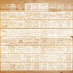 Marspark 66 Pcs Small Stencils For Crafts Reusable 3 Inch Painti.... Fixed Price $22.39.